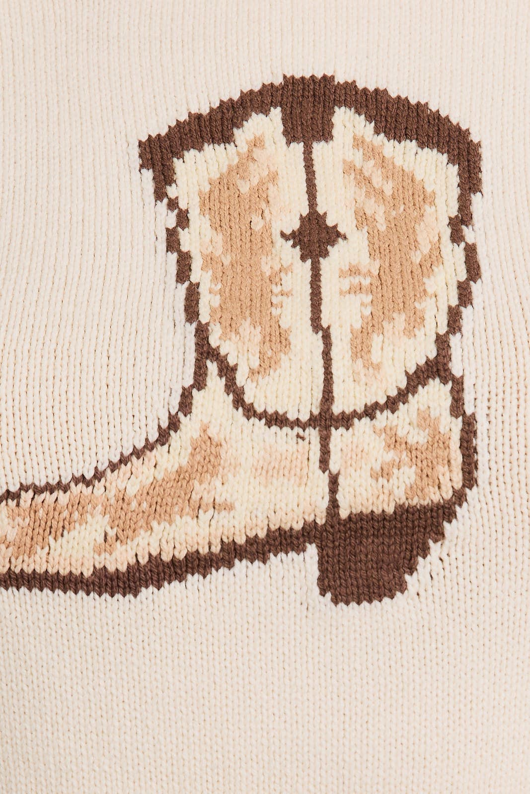 Cowgirl Boot Sweater Top