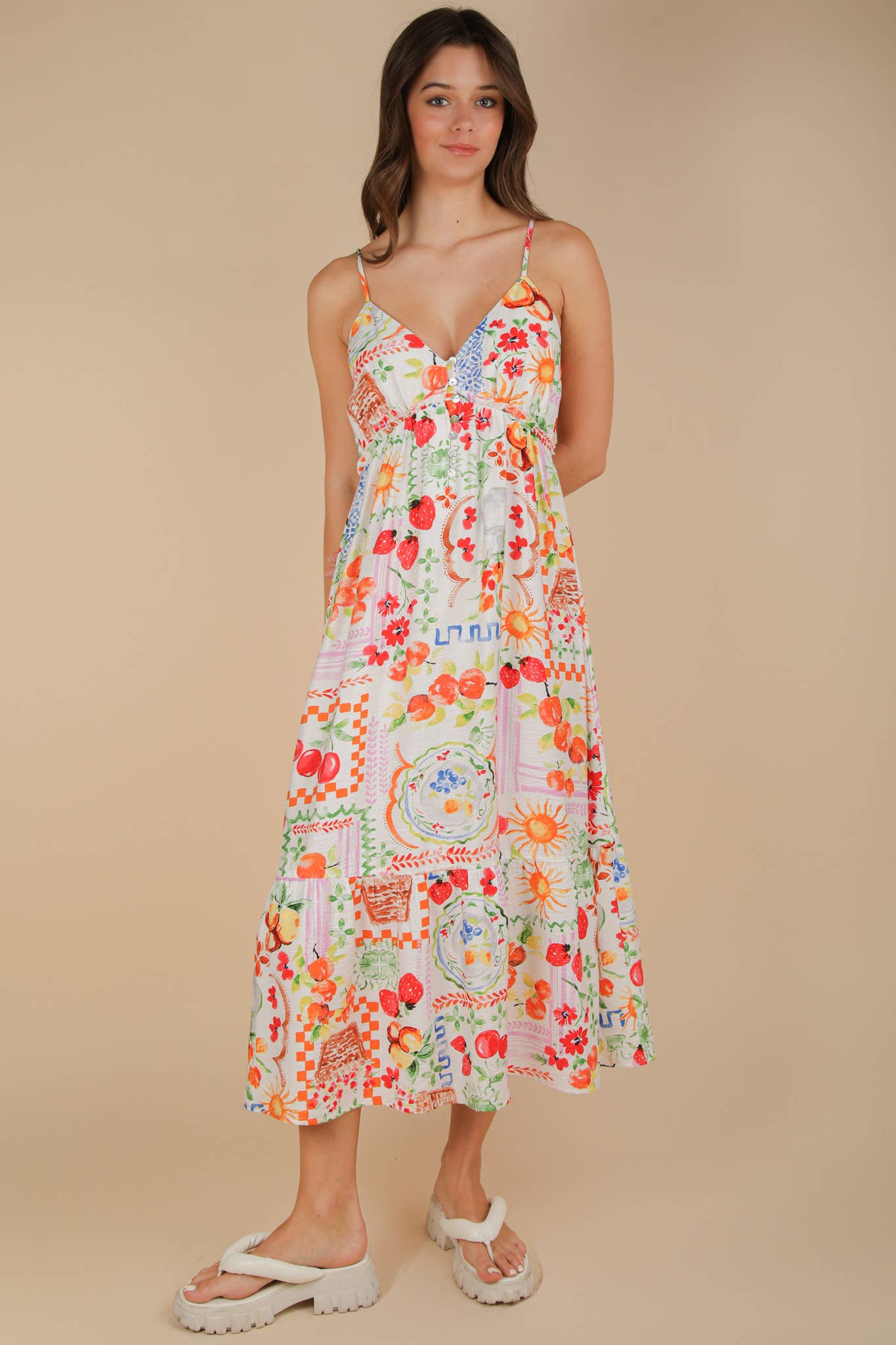 Italian Summer Midi Dress