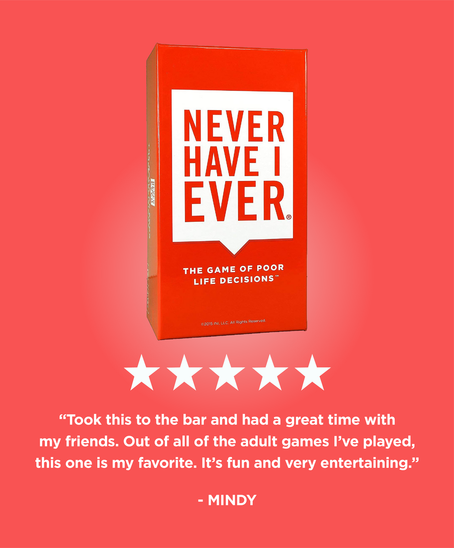 Never Have I Ever Card Game