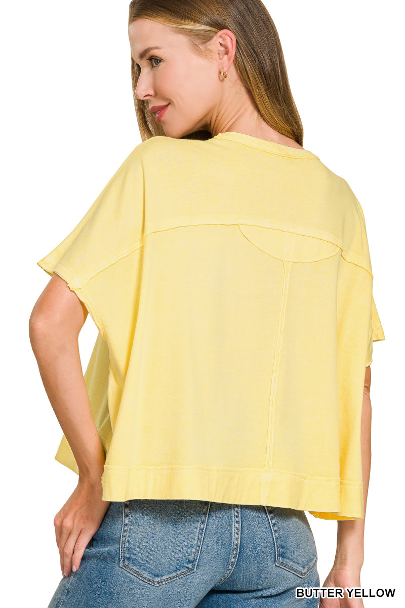 Yellow Pocket Top