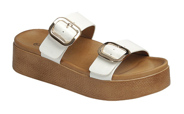 Glenda Double Buckle Sandal