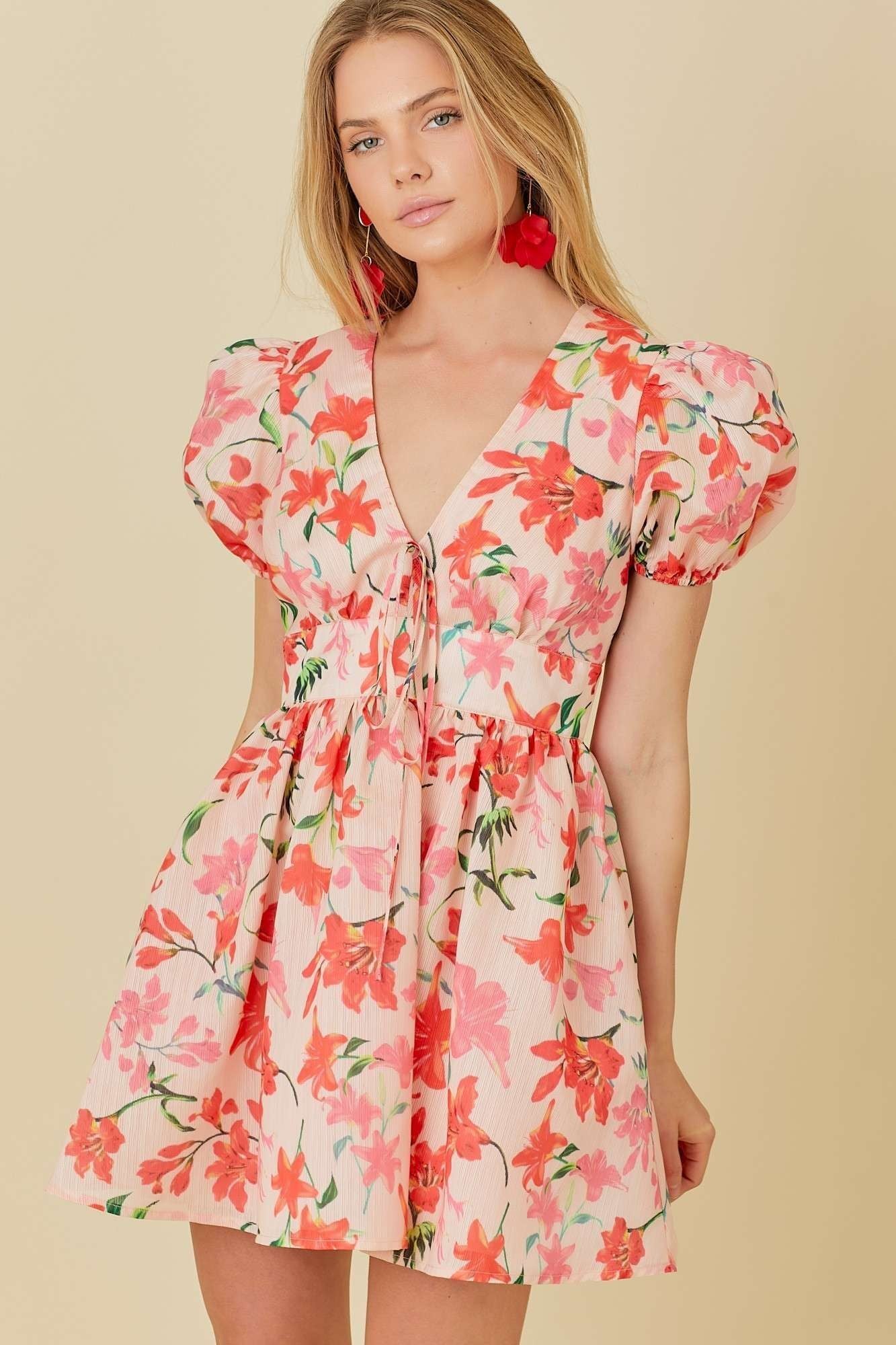Blooming Mini Dress
