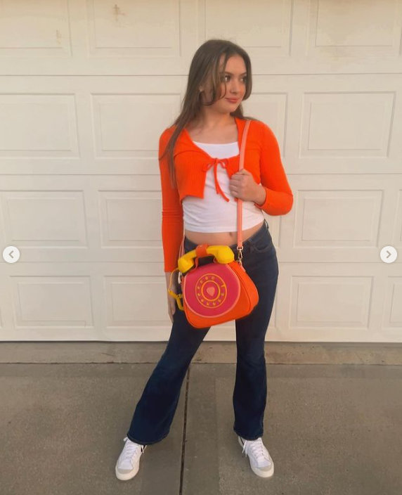 Fruity Fresh Pink Ring Ring Phone Handbag