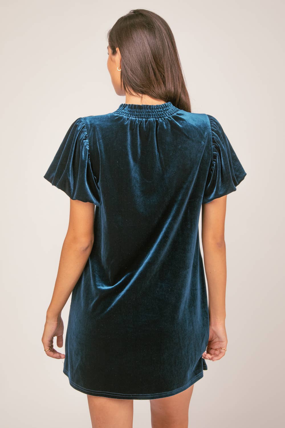 Midnight Velvet Mini Dress