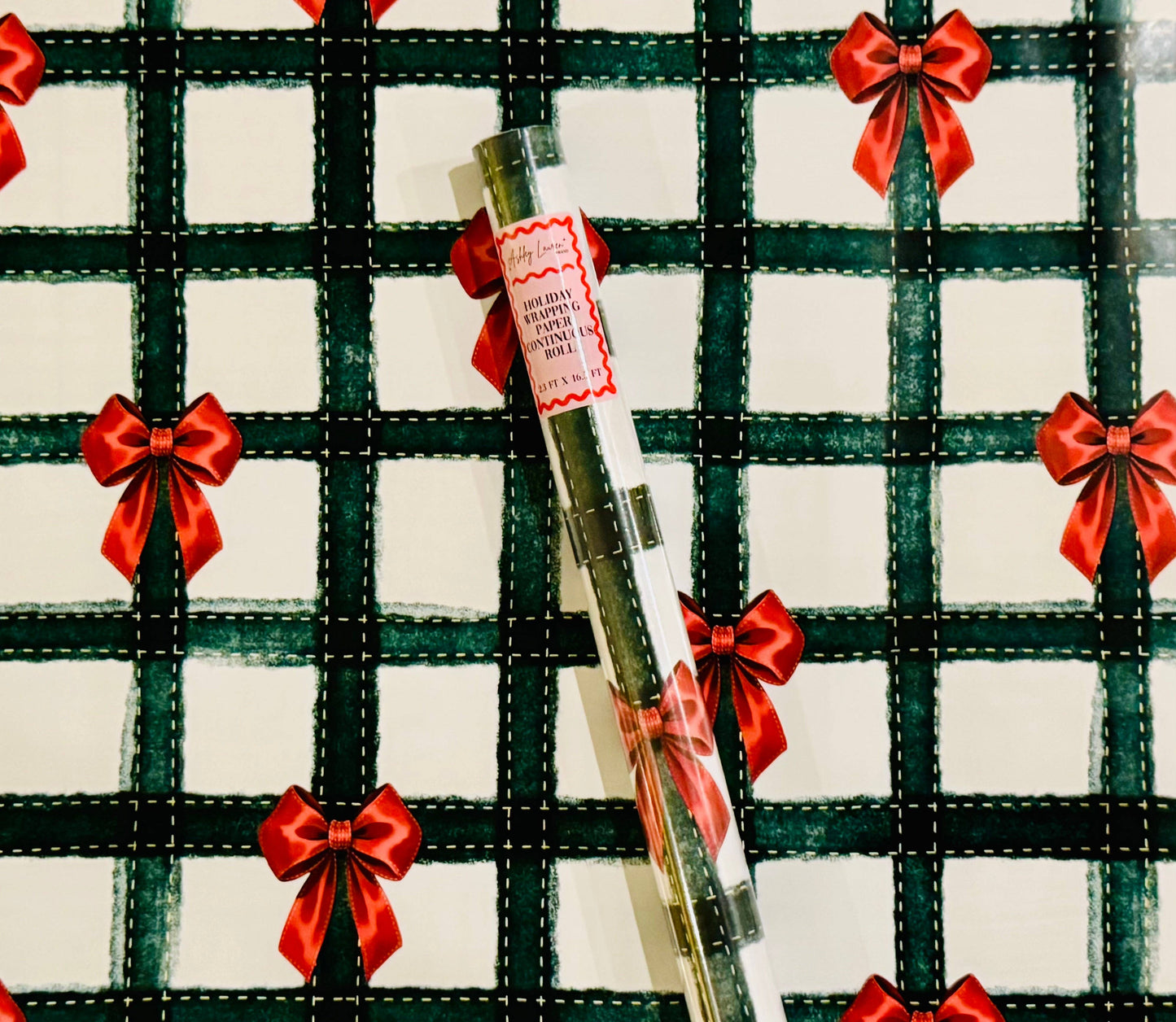 Wrapping Paper - Red Bows