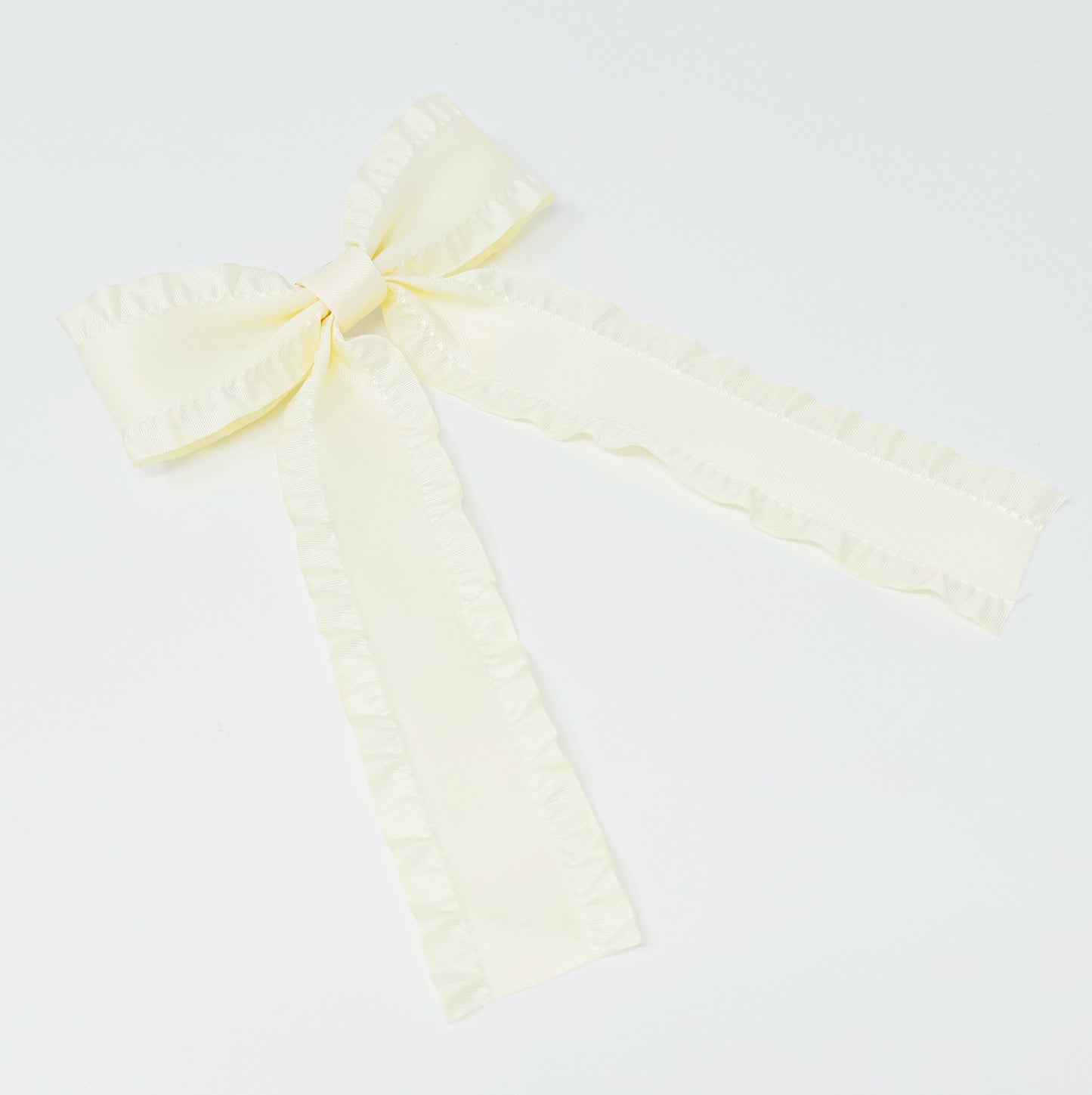 Frill Bow Hair Clips