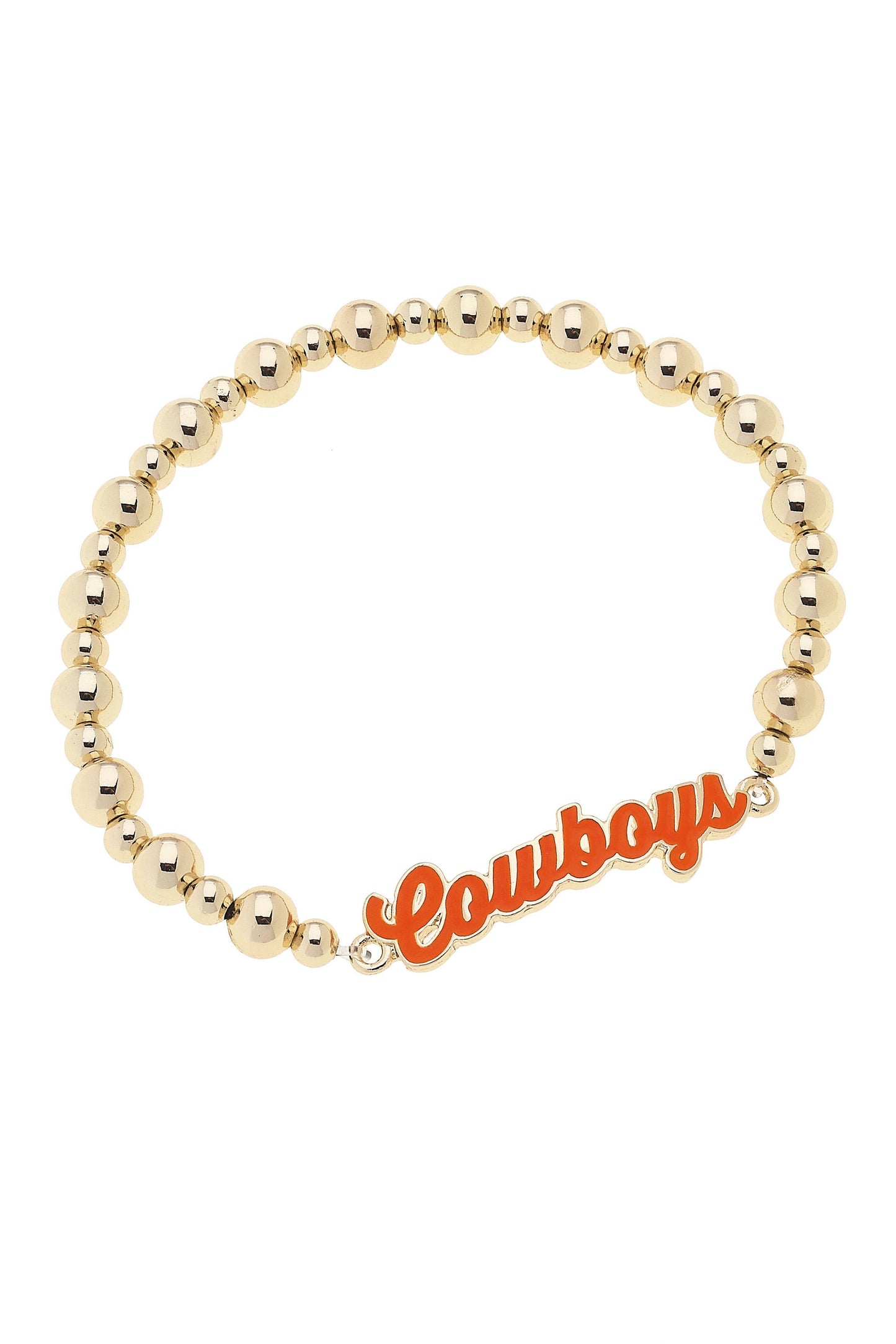 Oklahoma State Cowboys Enamel Stretch Bracelet