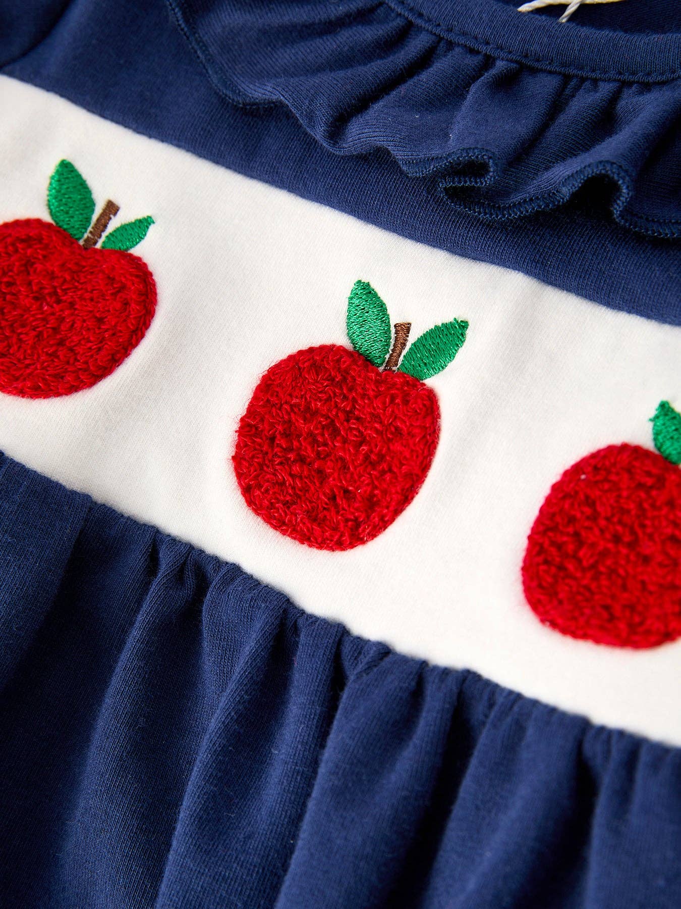 Baby Apple Bow Romper