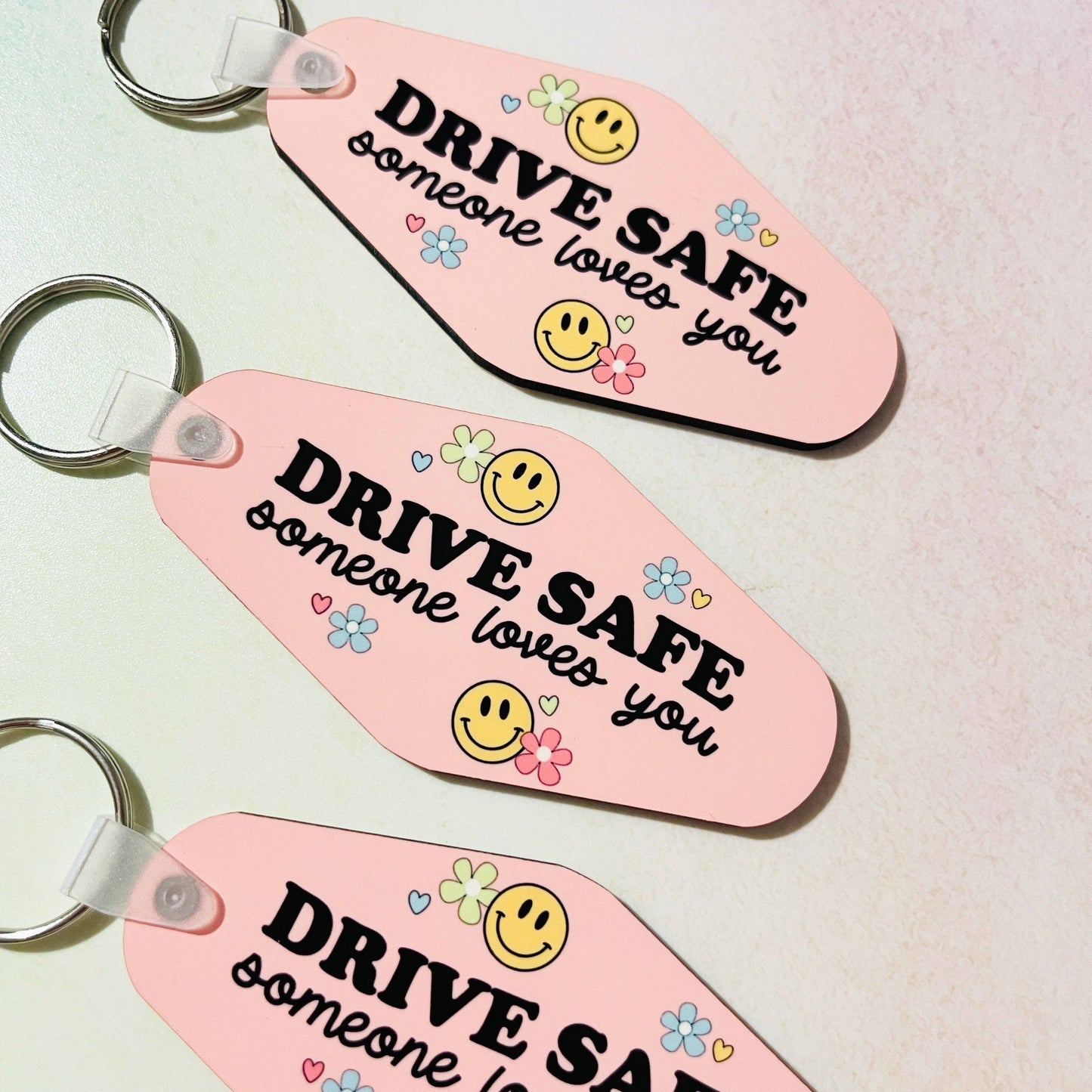 Drive Safe, Someone Loves You Keychain