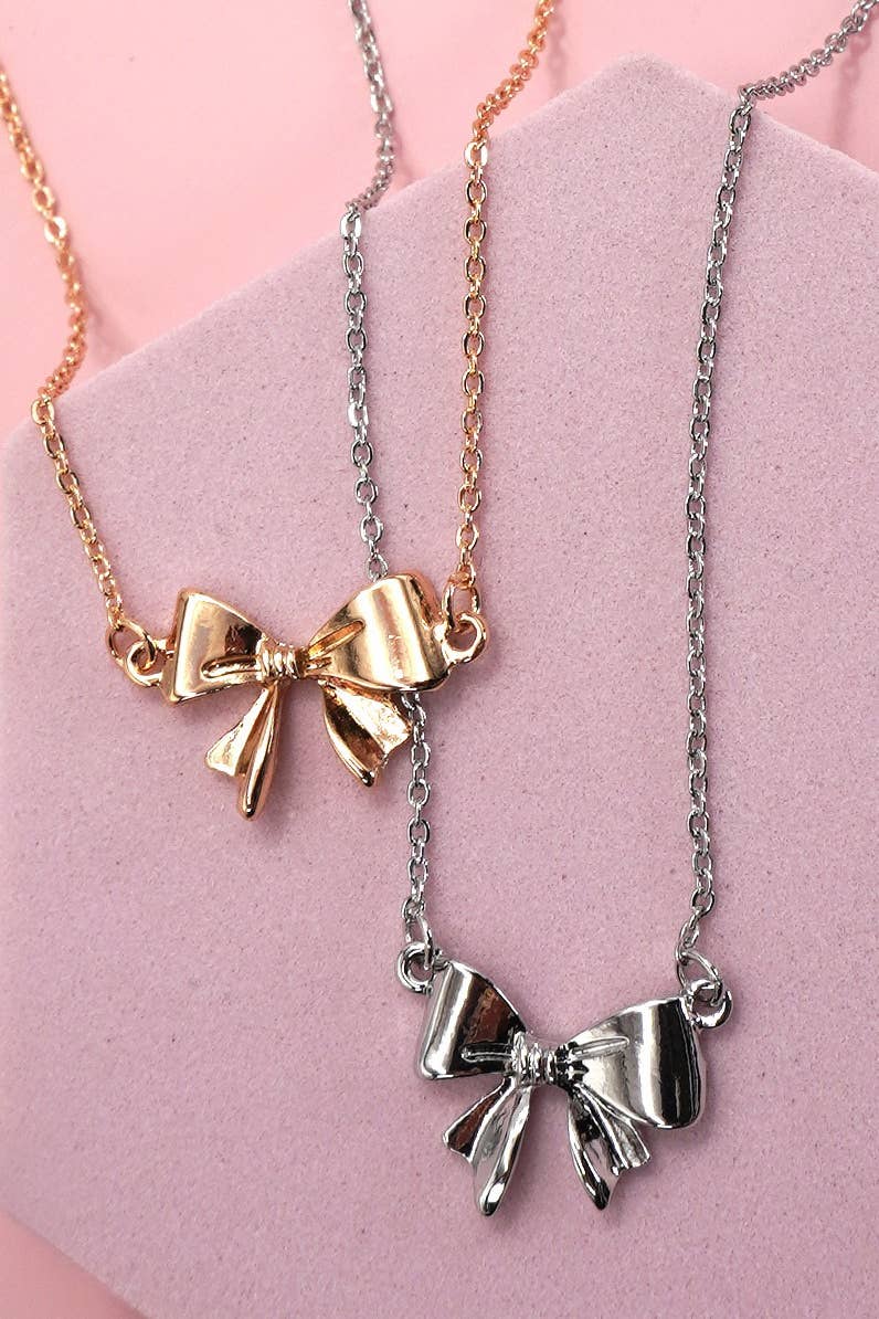 【初回限定】 Mini Boutique Charm Classic – Necklace Ribbon Bow アクセサリー