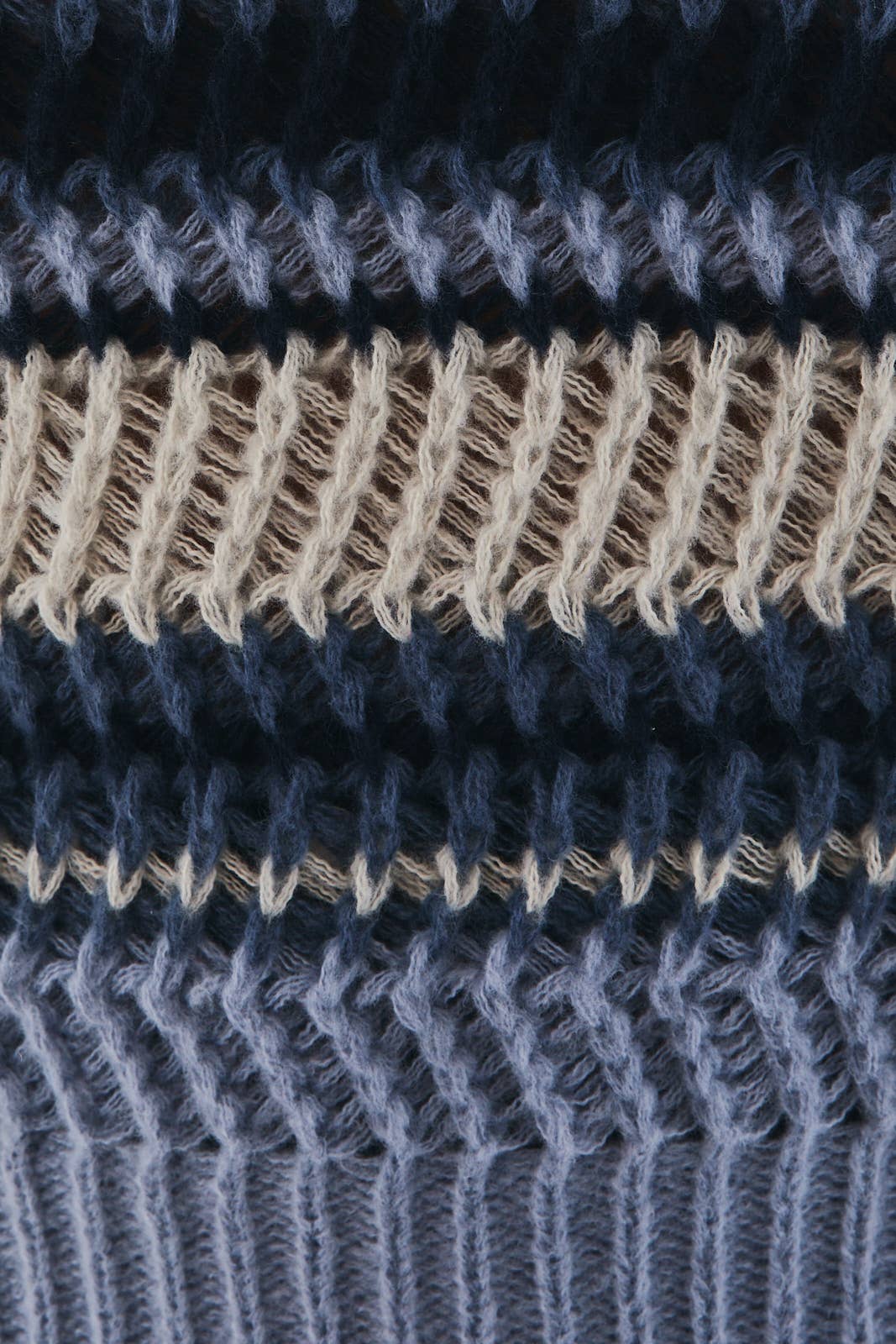 Cozy Blue Striped Sweater