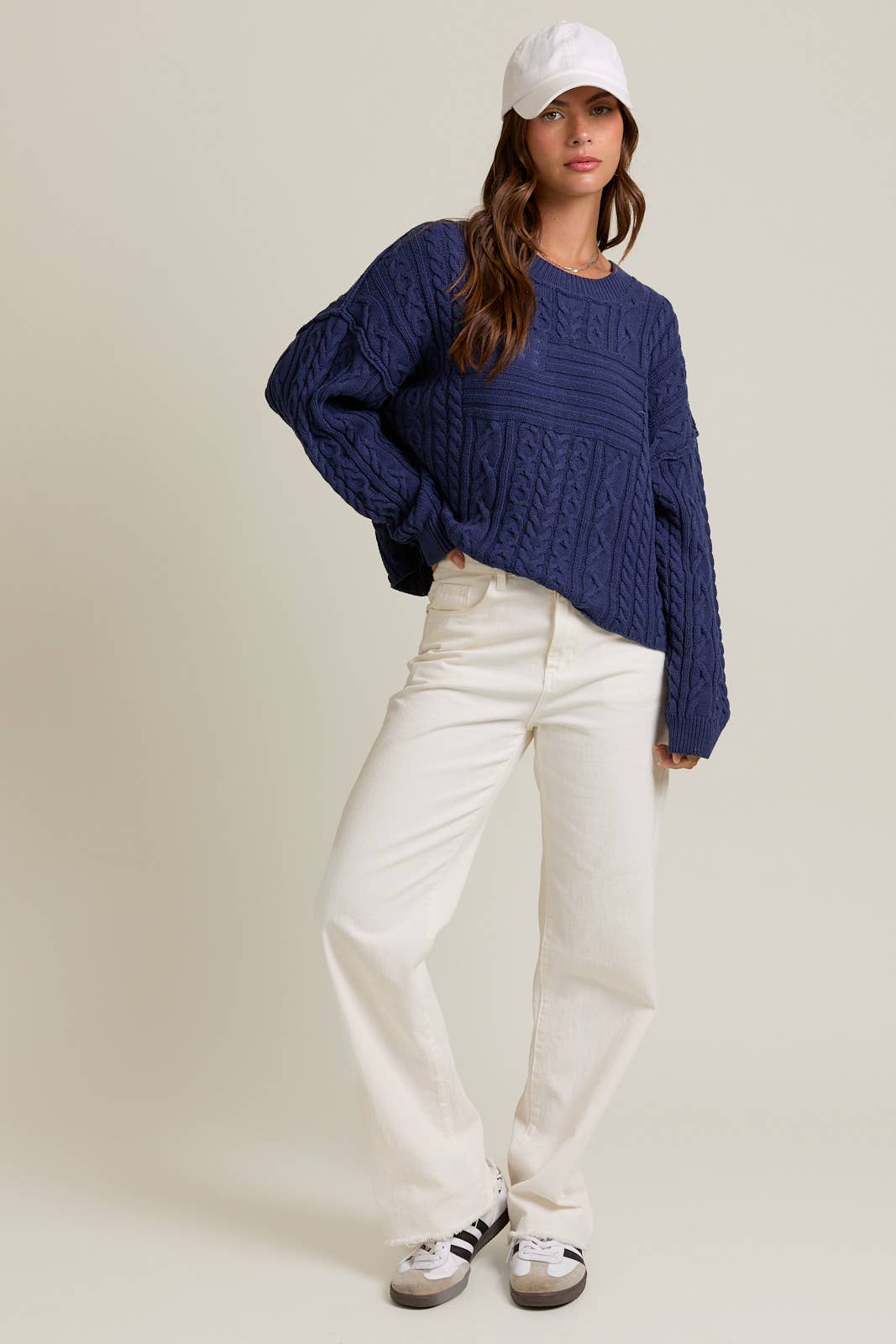 Cozy Red Flag Sweater