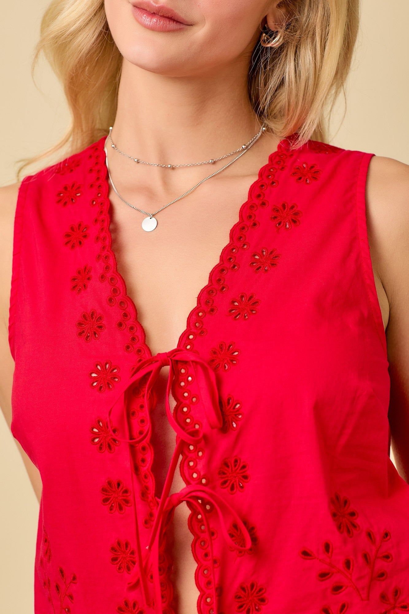 Cardinal Floral Vest