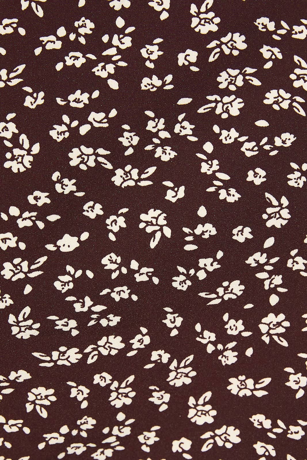 Ditsy Brown Floral Mini Dress