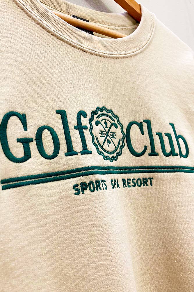 Golf Club Embroidered Sweatshirt