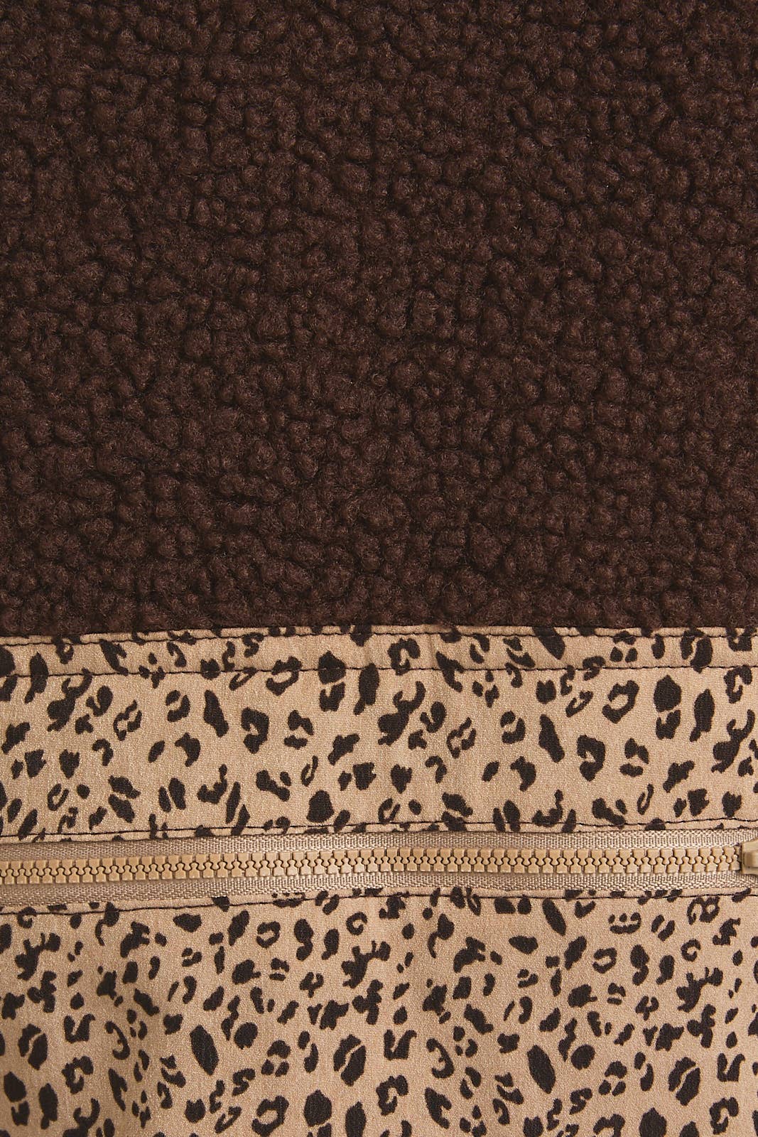 Leopard Fleece Pullover