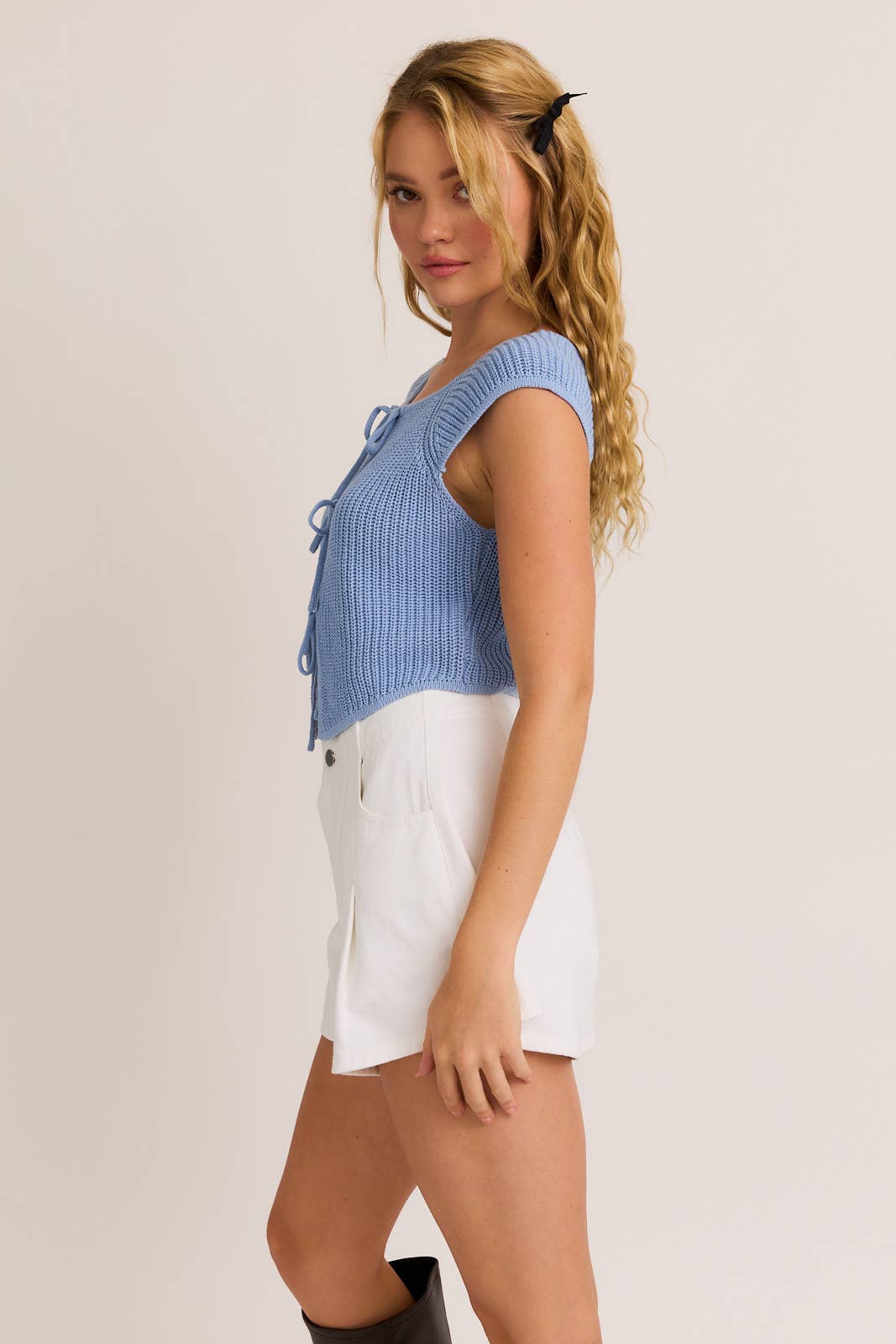 Baby Blue Sleeveless Top