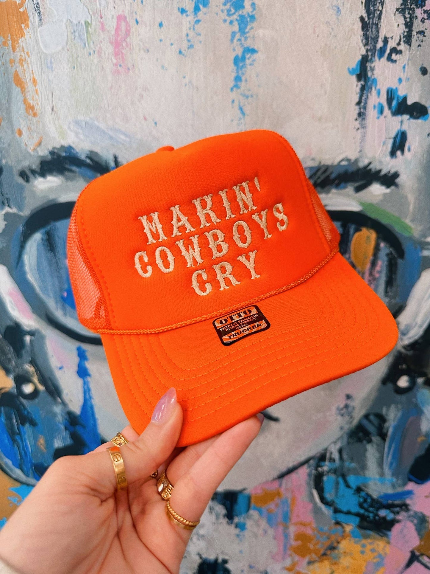 Makin' Cowboys Cry Trucker Hat