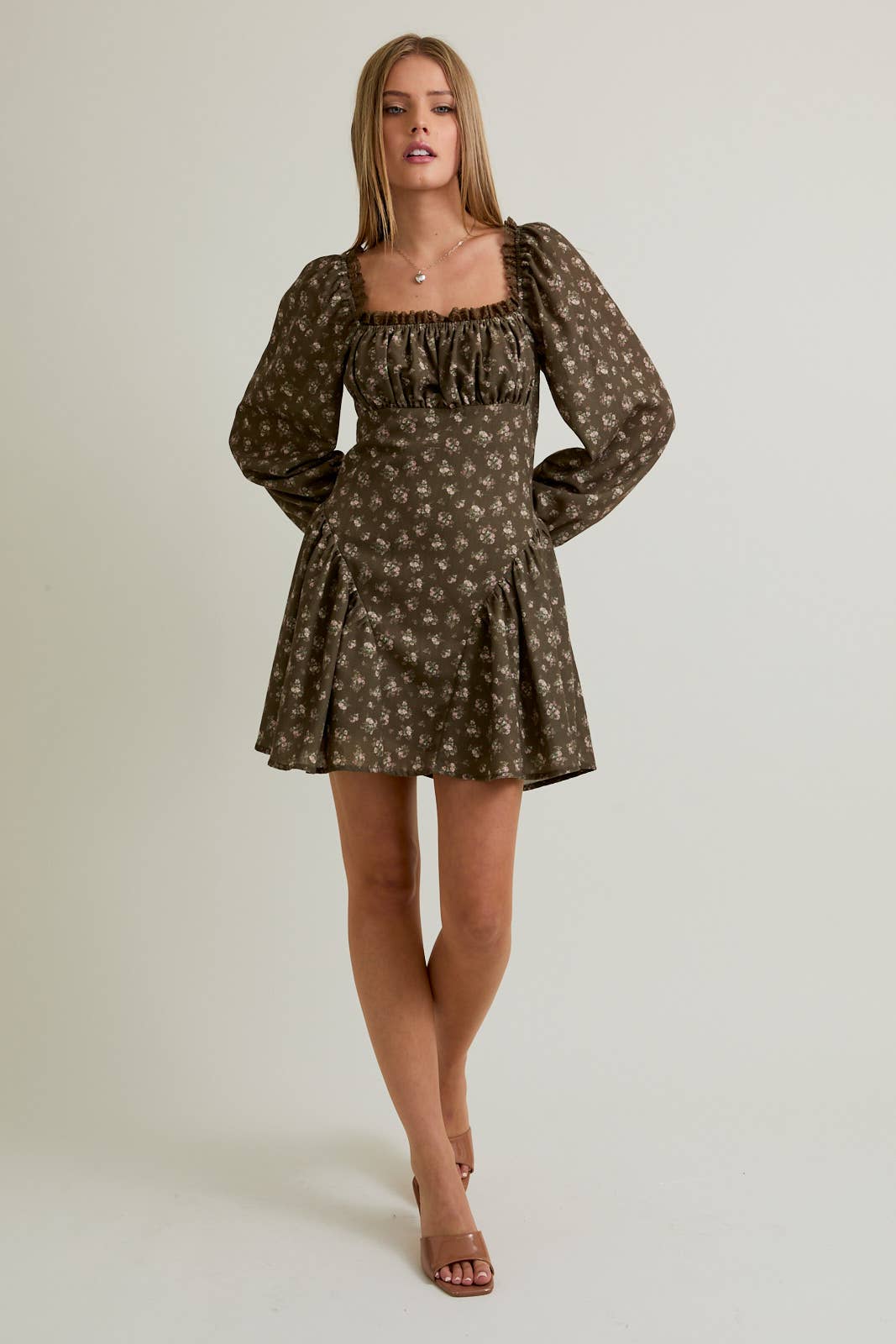 Bohemian Bloom Mini Dress