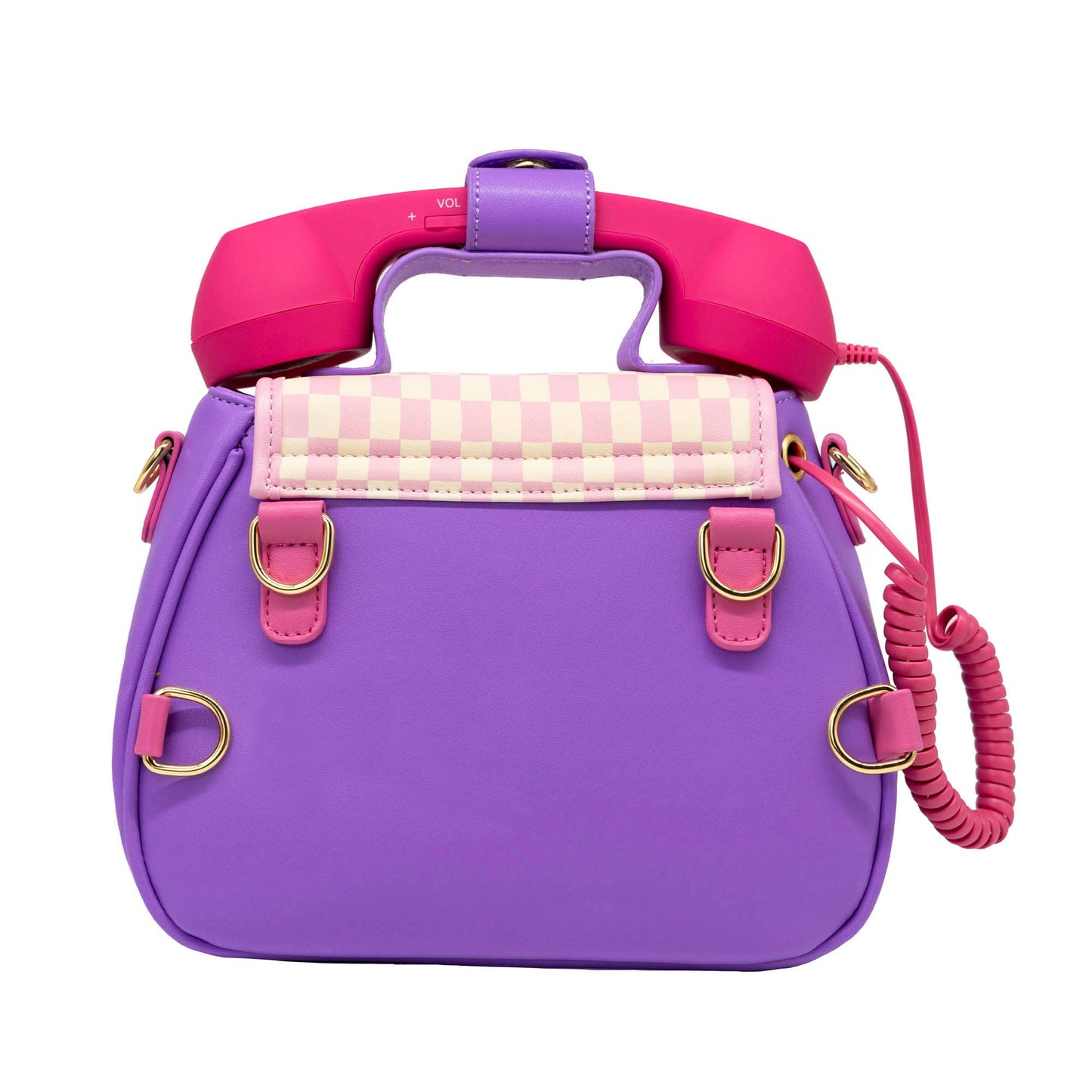 Ring Ring Phone Checkerboard Handbag
