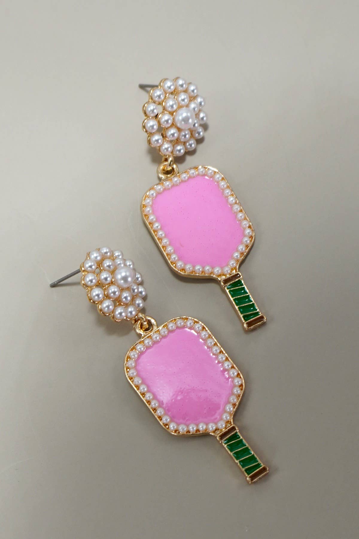 Pickleball Pearl Drop Earrings