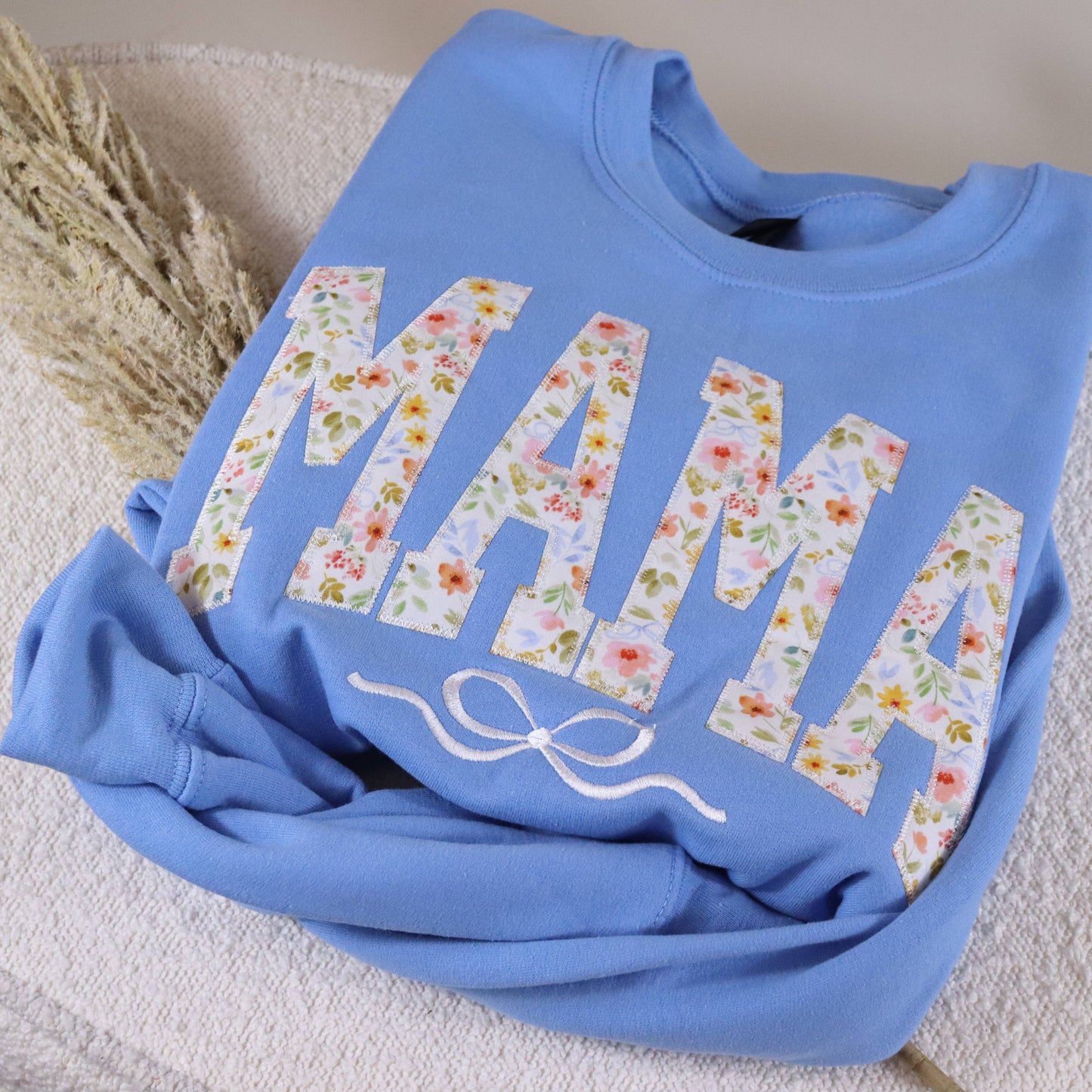 Floral Mama Bow Sweatshirt