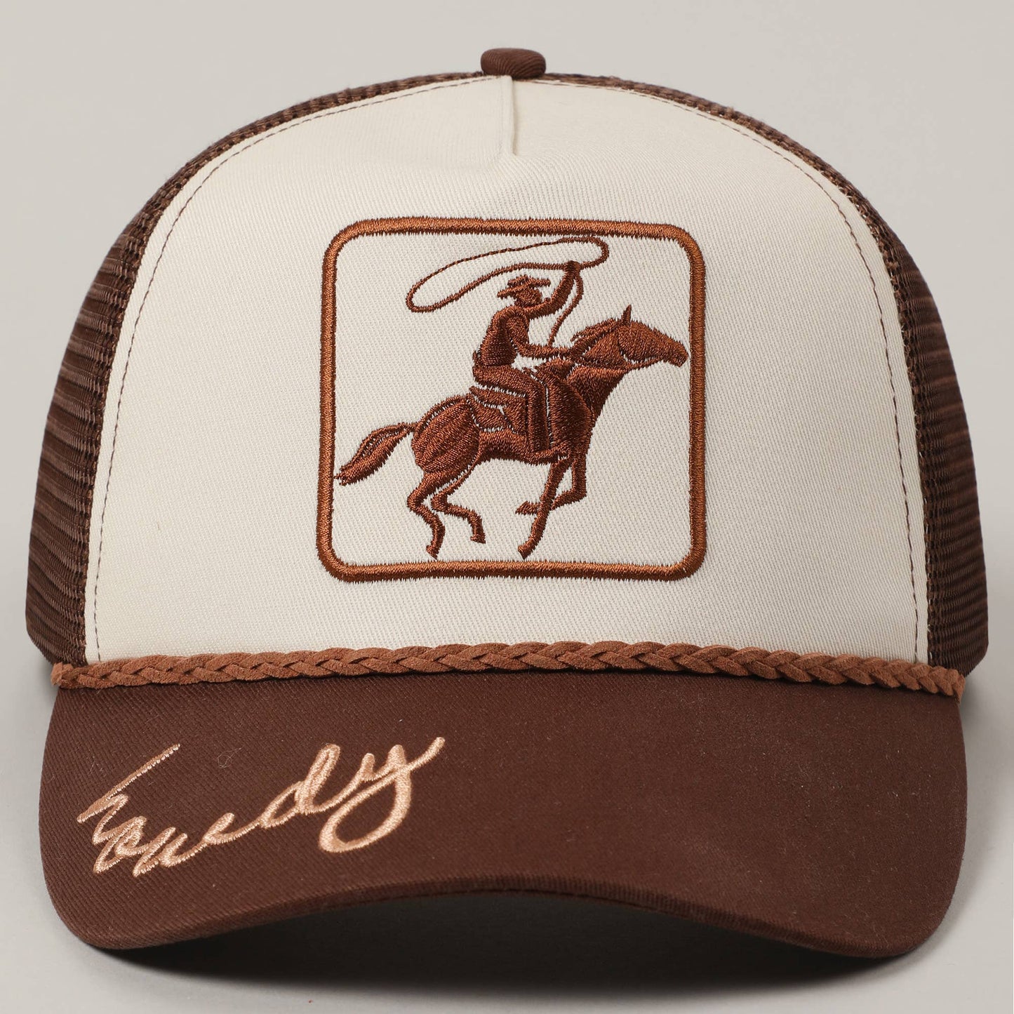 Howdy Cowboy Hat - BROWN