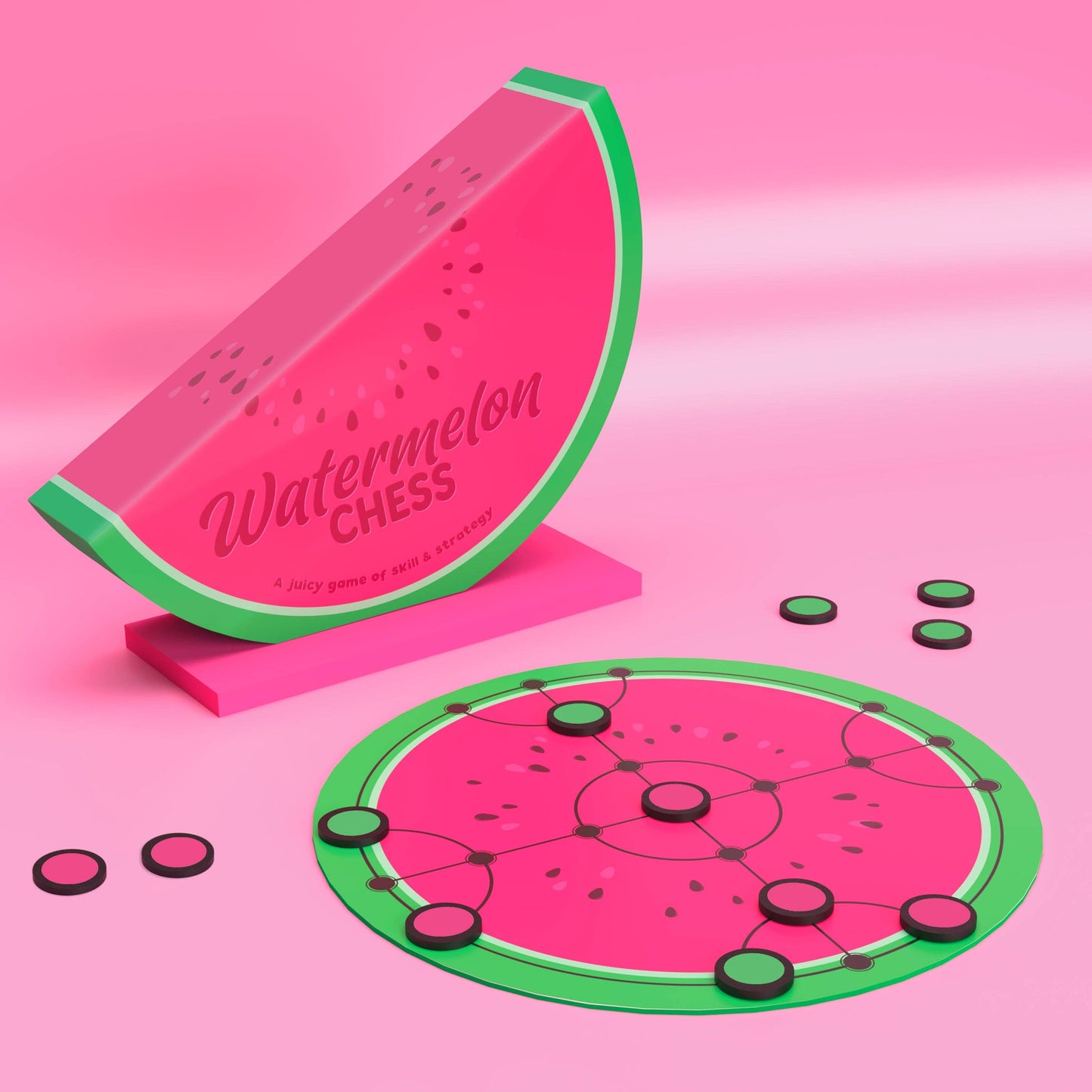 Watermelon Chess Board Game
