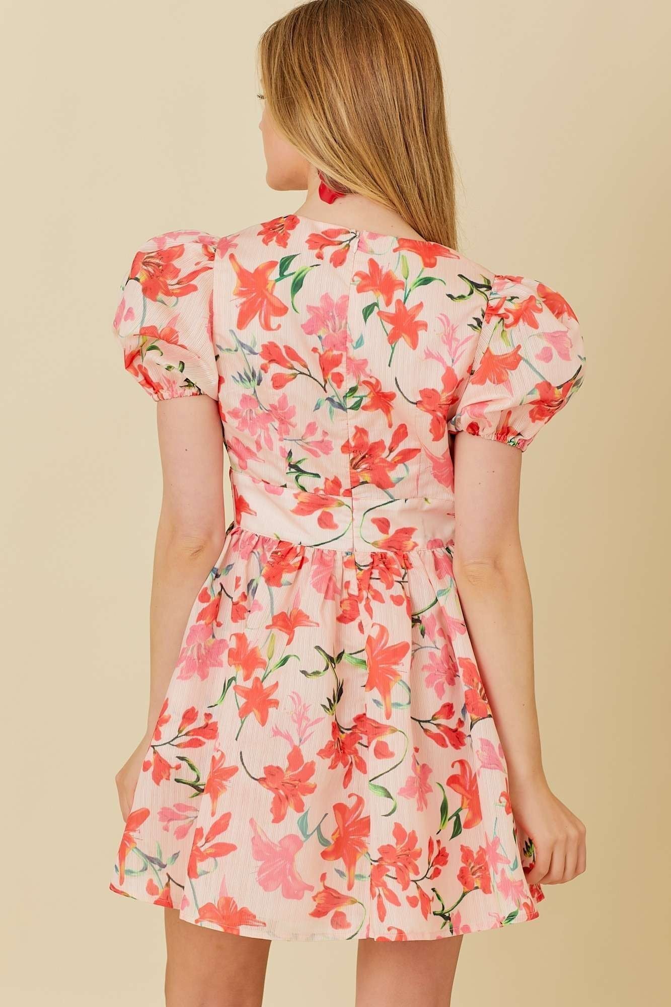 Blooming Mini Dress