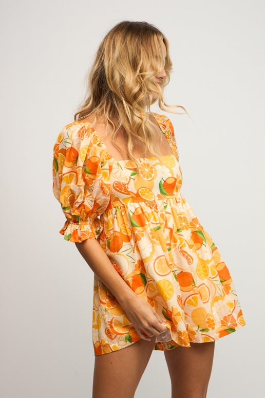 Citrus Breeze Romper