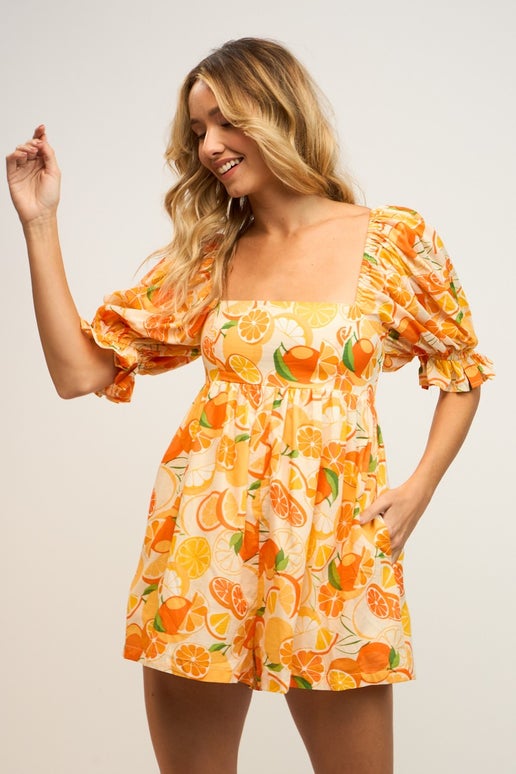 Citrus Breeze Romper