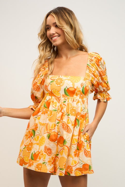 Citrus Breeze Romper
