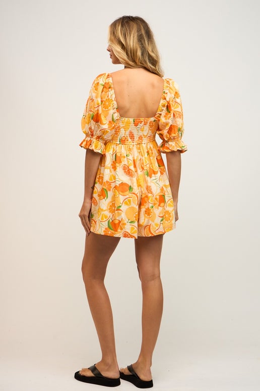 Citrus Breeze Romper