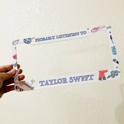 License Plate Frame: Taylor Swift