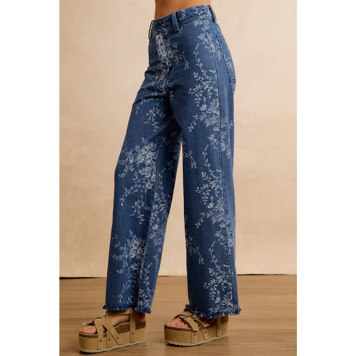 Vintage Vine Wide Leg Jeans