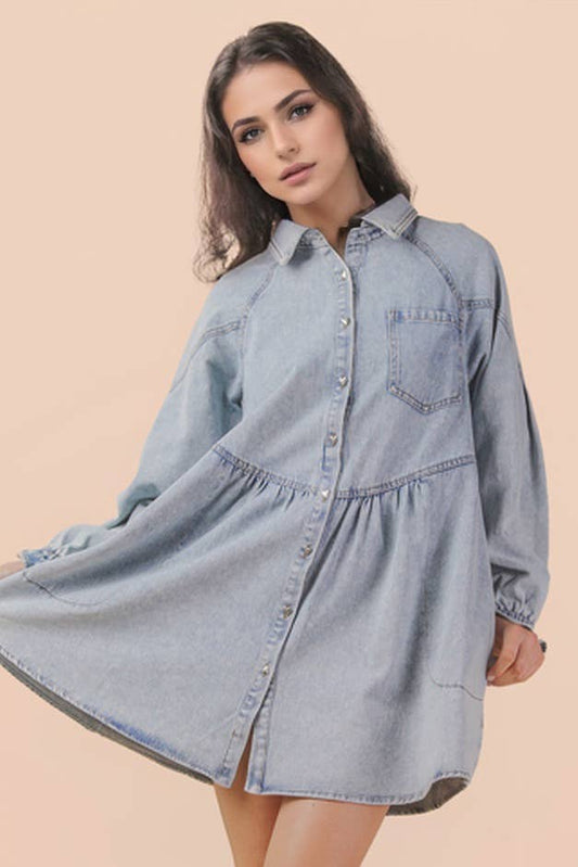 Ella Denim Mini Dress