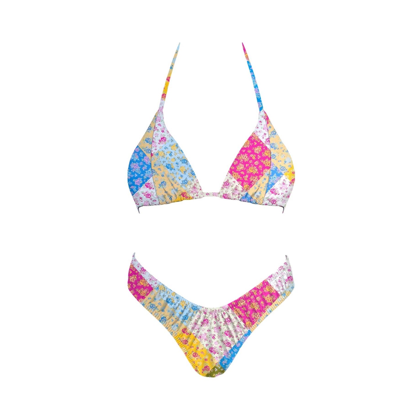 Summer Patchwork Bikini Set