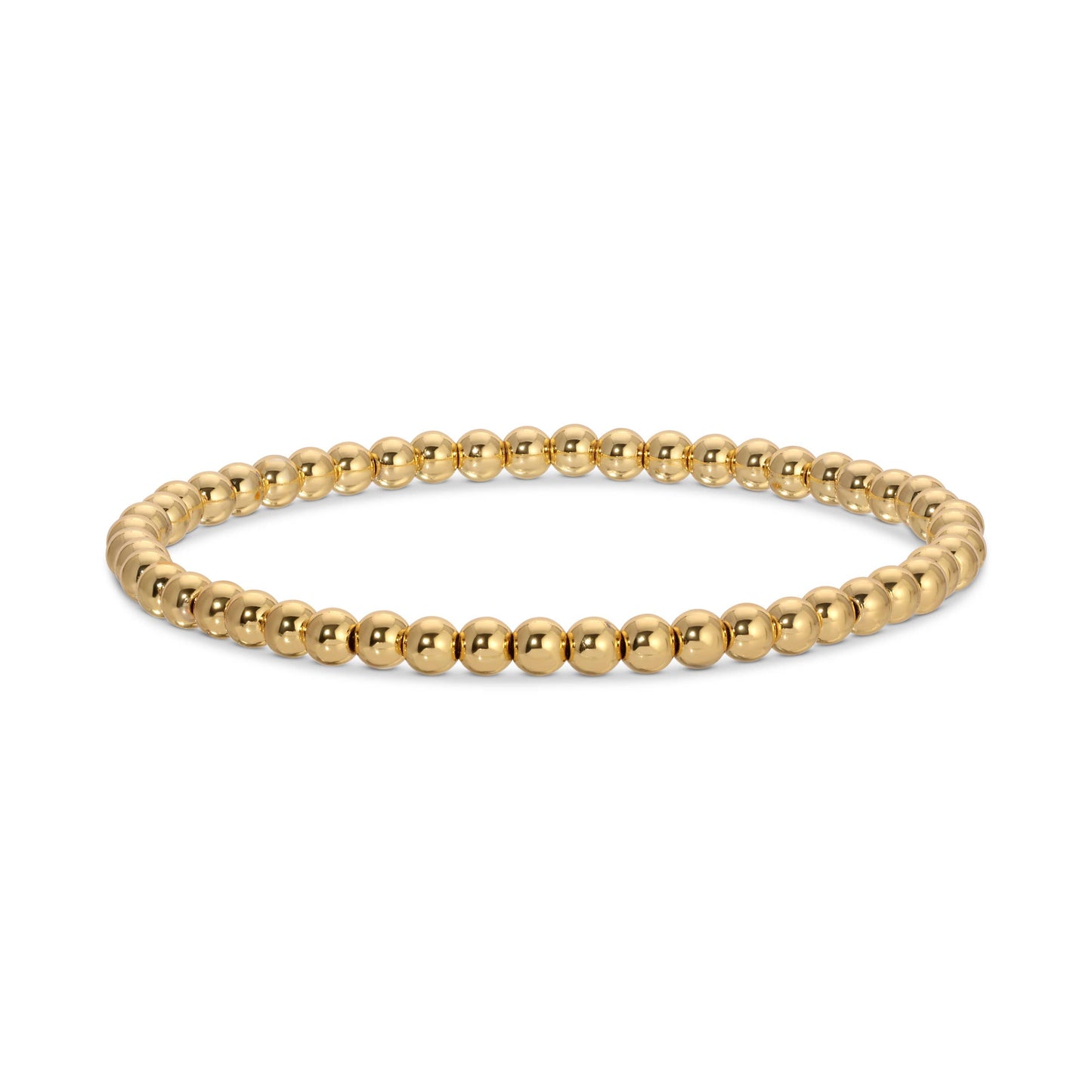 Gold Bead Stretch Bracelet