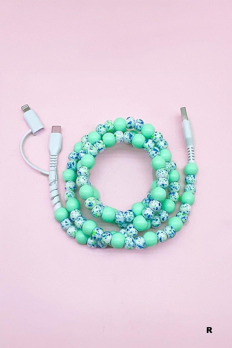 Beaded Cord Phone Charger