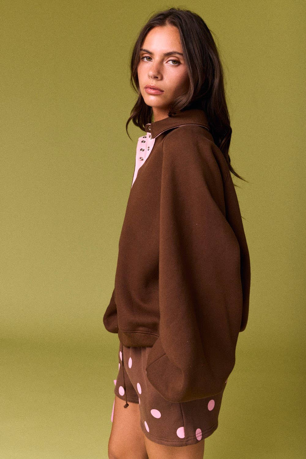 Lila Collared Pullover