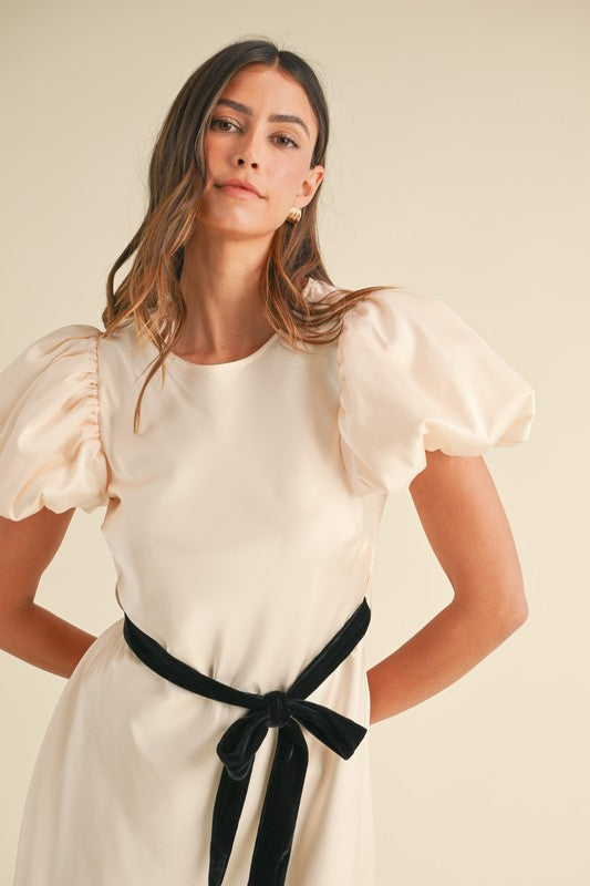 Silky Satin Mini Dress