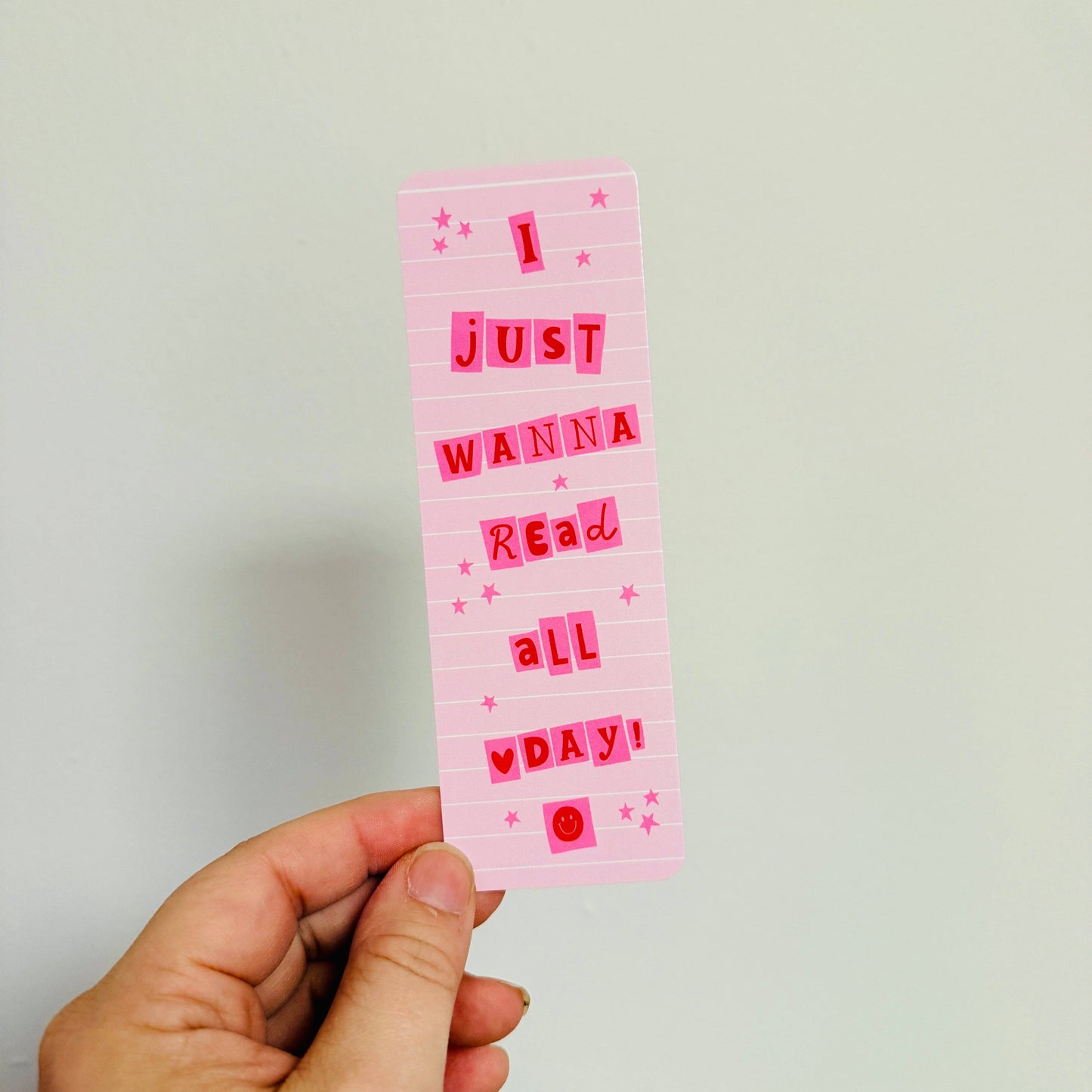 Just Wanna Read All Day Bookmark