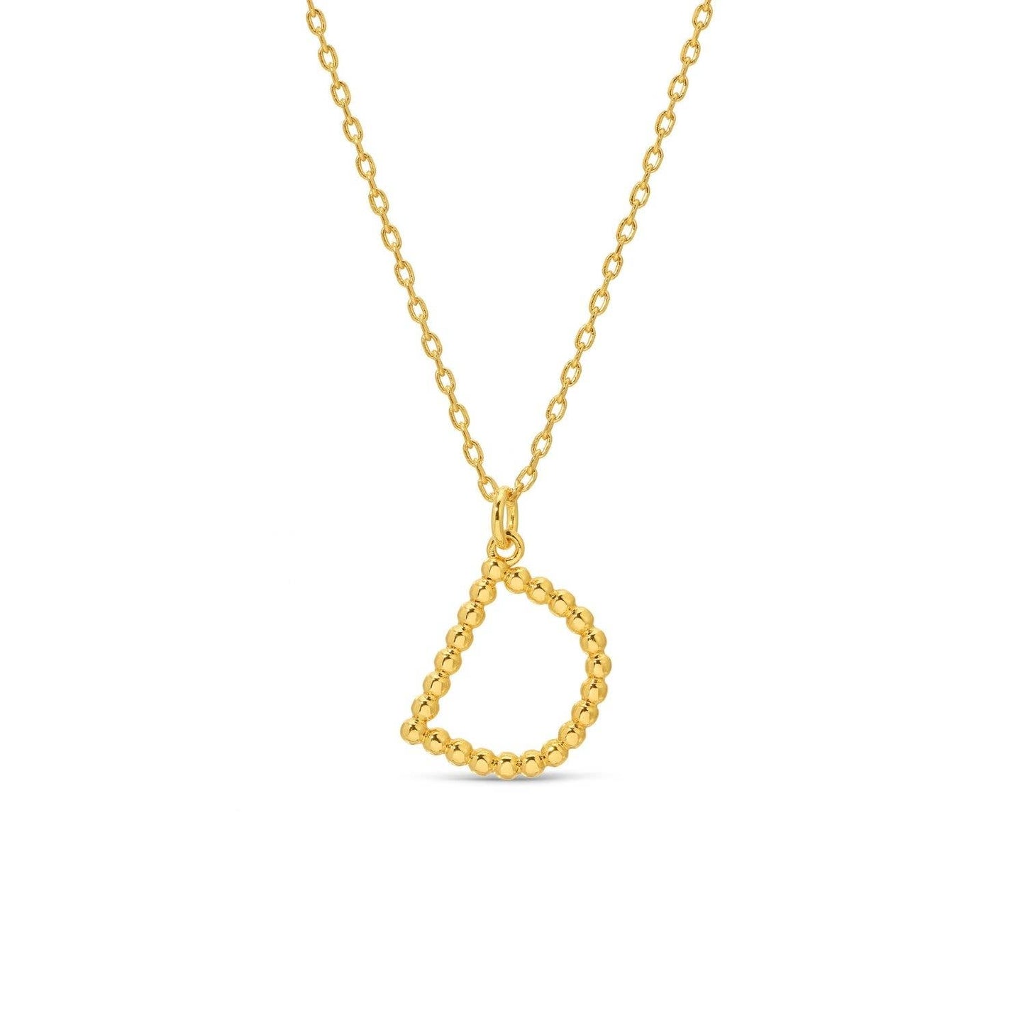 Delicate Gold Initial Pendant