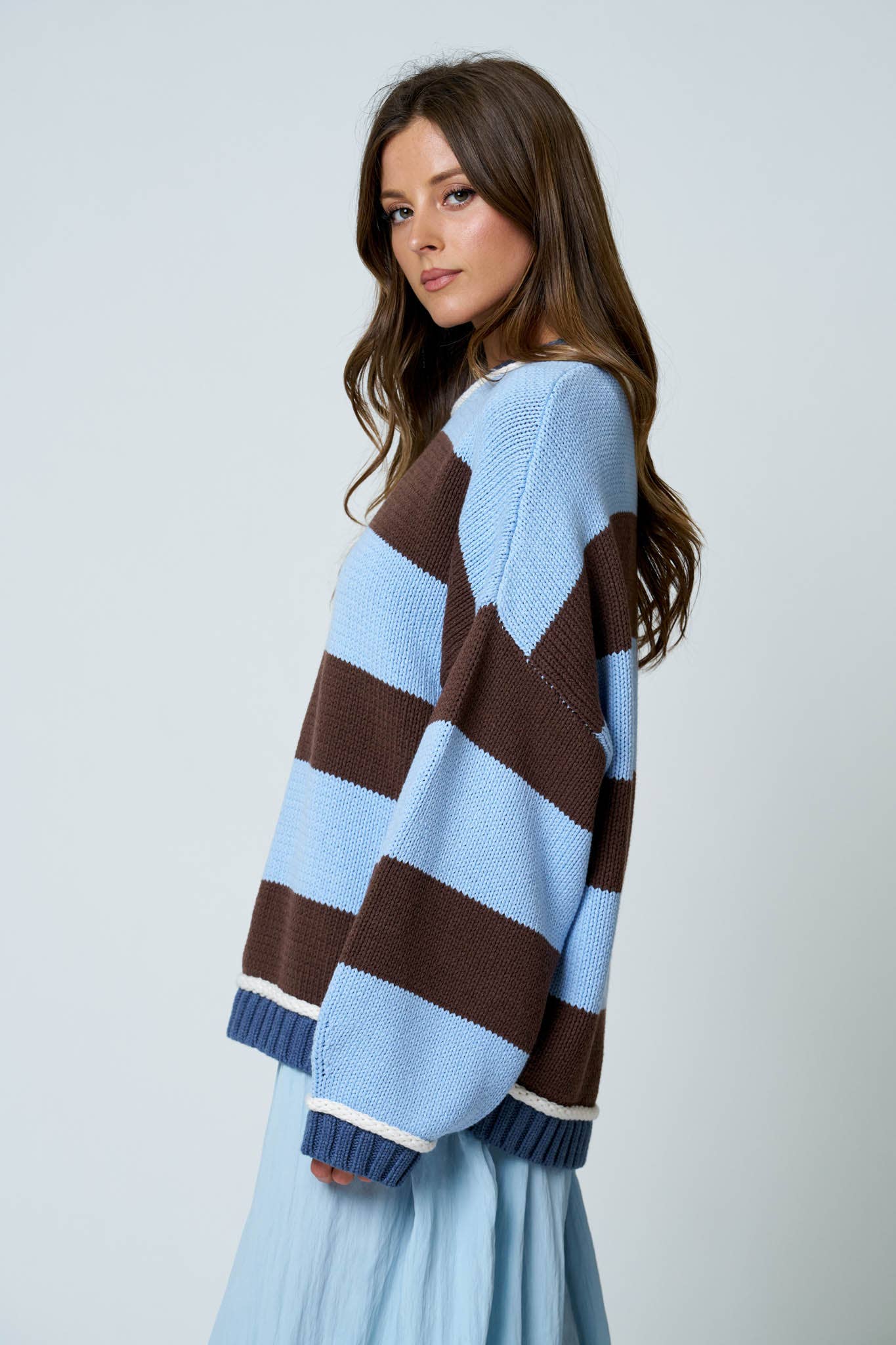 Blue Ridge Striped Sweater