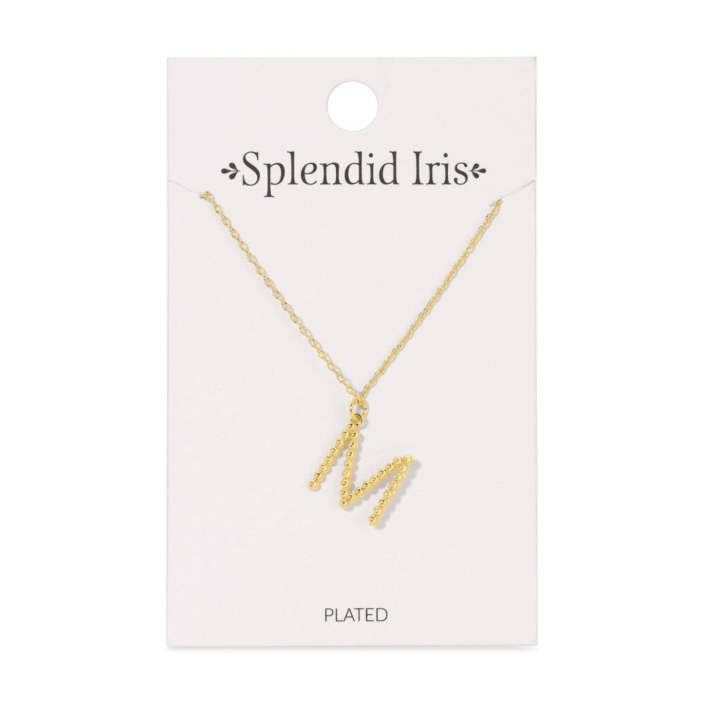 Delicate Gold Initial Pendant
