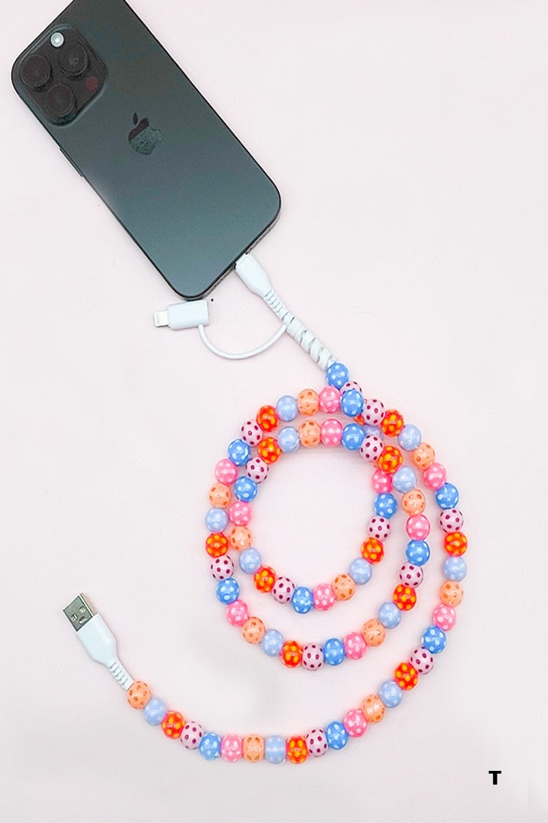 Beaded Cord Phone Charger