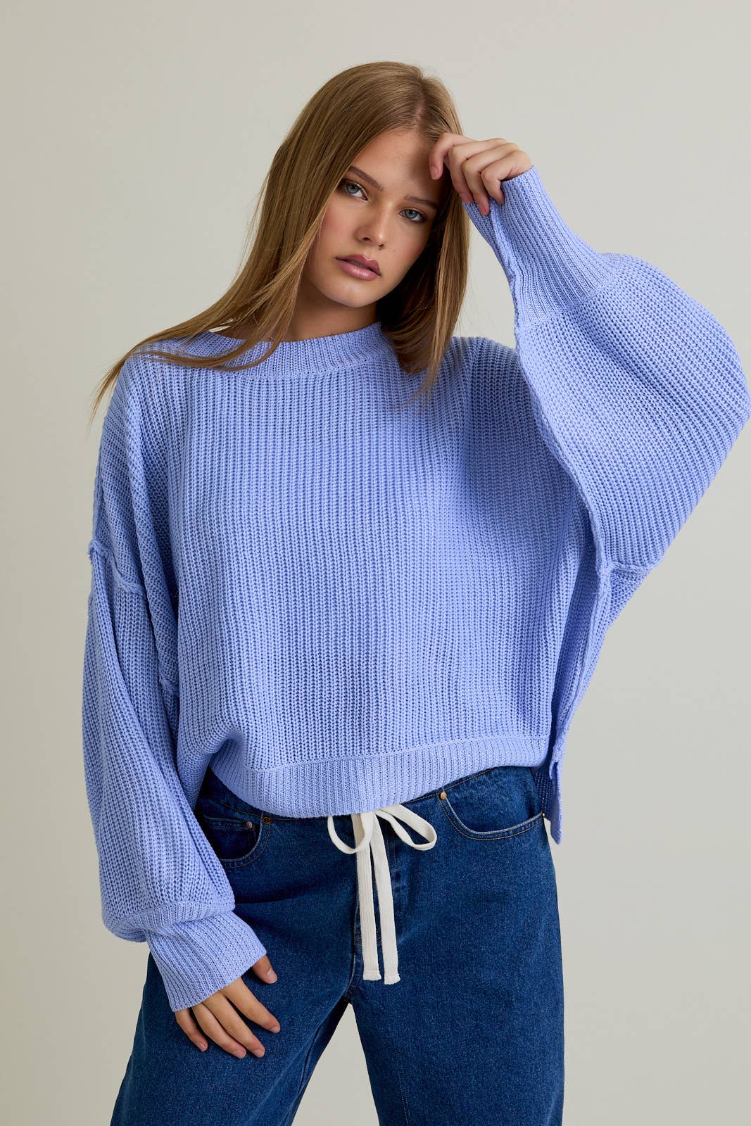 Blue Pullover Sweater