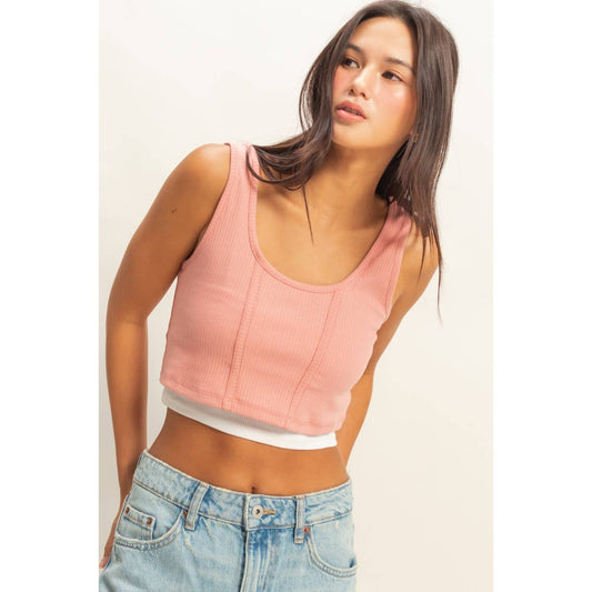 Summer Breeze Tank Top - PINK