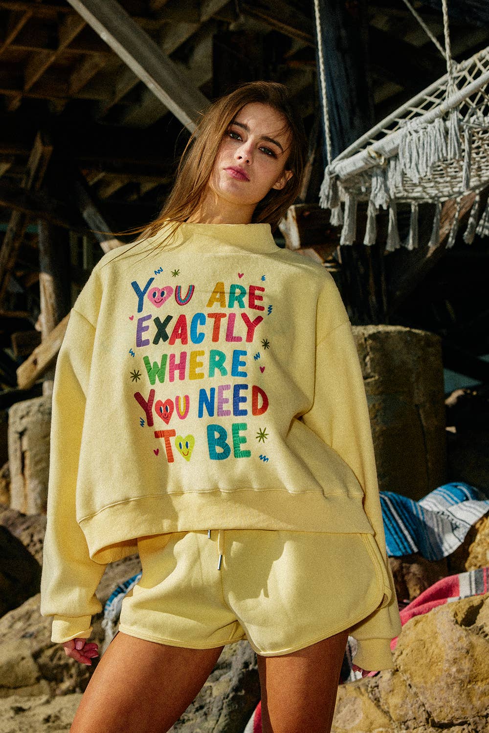 LIFEISGOOD Reversible Sweatshirt