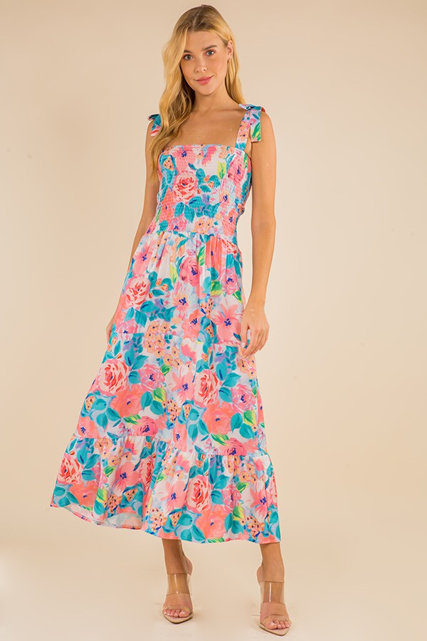 Spring Fling Smocked Dress